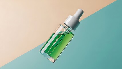 Elevate your wellness routine with this vibrant green serum for a revitalized, healthy glow today