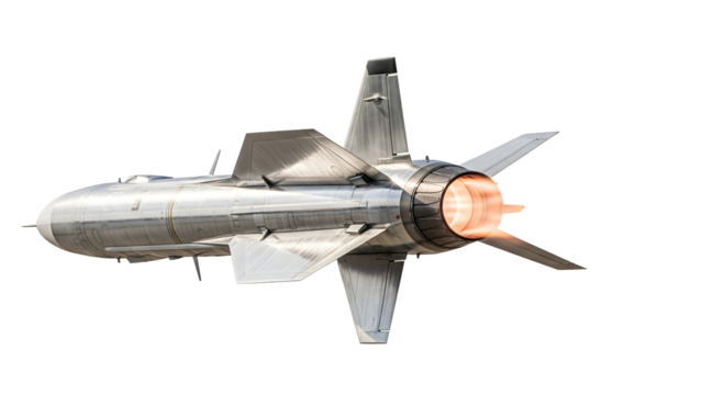 A detailed rear view of a jet plane's engine, with flames emitting and wings open. This showcases the power and speed, isolated on transparent background
