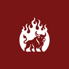 Flaming Minotaur Logo