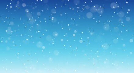 A soft blue gradient background with scattered bokeh effects and a calming feel.