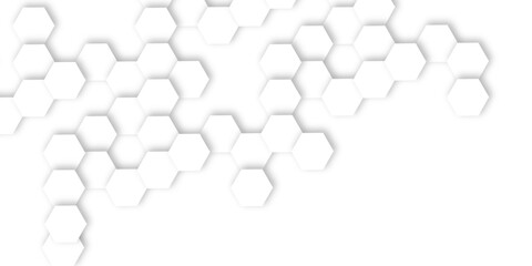 creative honeycomb pattern with white  light  hexagons and perfect for a modern, minimalist background or decorative element  luxury pattern vector white background.	