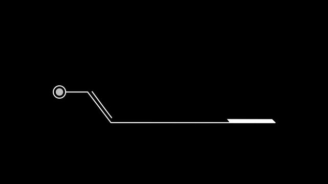 callout , infographic animated callout information lines lines to explain certain parts callout green screen 4k looping