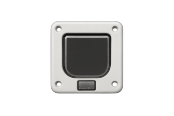 Sci-fi control panel button and screen interface