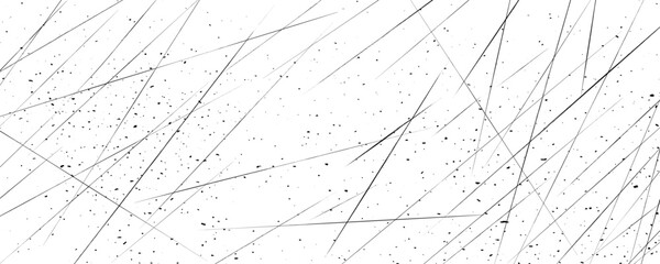 Scratch overlay texture. Old grain photo filter background with particles, cracks and traces. Dust damaged scratch film backdrop. Weathered rough distressed wallpaper. Vector grunge gritty surface