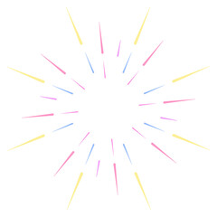 abstract colorful fireworks starburst lights 
