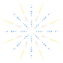 abstract colorful fireworks starburst lights 