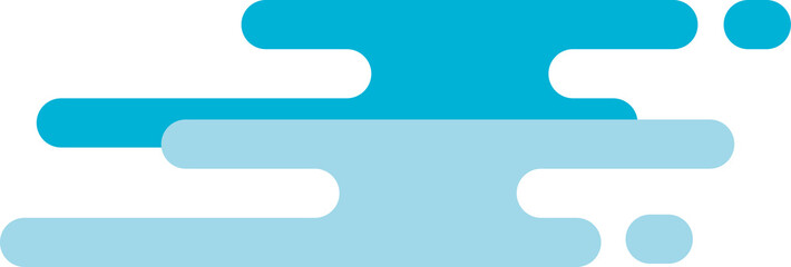 Abstract, colorful, dynamic, modern blue pattern