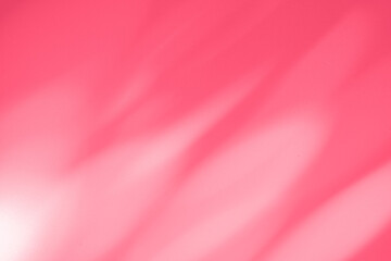 Wall interior background, studio and backdrops show products.with shadow from window color pink...