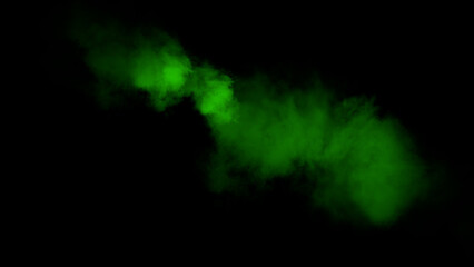 Abstract smoke misty fog on isolated black background. Texture overlays. Design element.