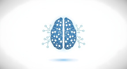 Brain Connections Digital Icon Neural Networks & Artificial Intelligence