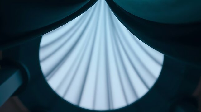 Abstract minimalist design featuring concentric geometric lines creating an eye-catching pattern.