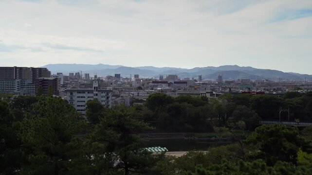 Okazaki City Skyline (Aichi, Japan)