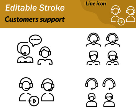 A minimal vector icon of a person with a headset and mic representing communication and customer assistance. Clean smooth lines it ideal for help centers support services contact user guidance tools.
