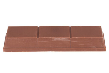 Chocolate wafers Bite break isolated on white background