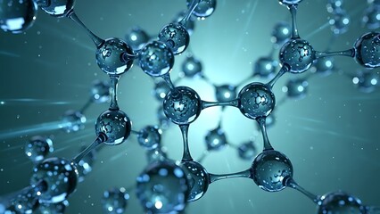 Molecular Structure Visualization - A Detailed Scientific Representation.