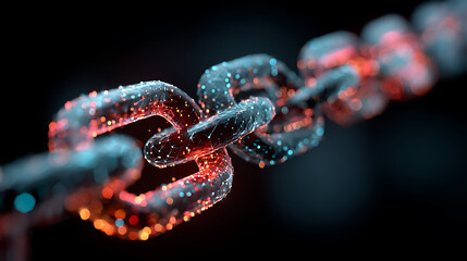 secure digital blockchain visual showing technology concept data protection online transactions decentralized network crypto currency and modern financial innovation