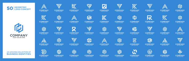 Mega logo collection a to z, abstract, initial, alphabet, and letter logo