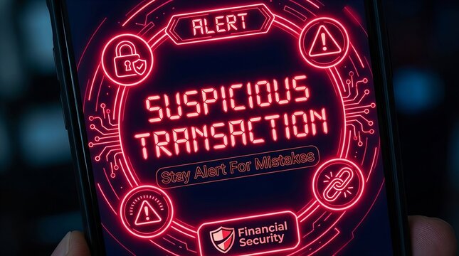 ‘Suspicious Transaction' concept, emphasizing financial threat awareness