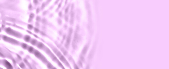 Background of a cosmetic liquid product. Micellar water or makeup remover. Copy space