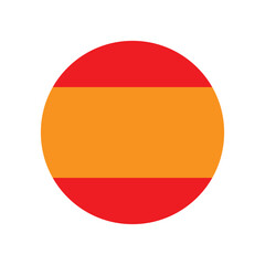 spain flag button