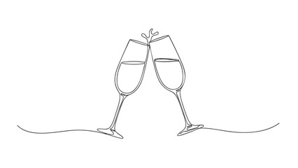 Obraz premium Simple black line on white background for design elements use