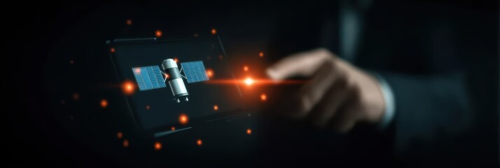 Scientists integrate satellite imagery into computing software, graphics reveal patterns, vision sensors detect anomalies, and firewall protects the database from cyber threats