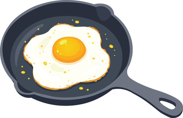Sunny Side Up Egg in Frying Pan