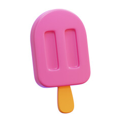 Pink Popsicle Illustration
