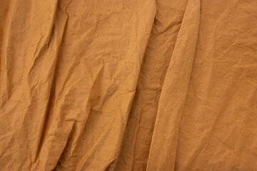 Abstract old wrinkled brown crumpled paper texture background