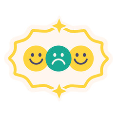 Colorful Trendy Retro Sticker Pack