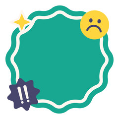 Colorful Trendy Retro Sticker Pack