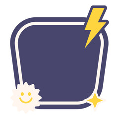 Colorful Trendy Retro Sticker Pack