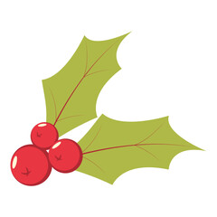 Christmas Holly Berries Element