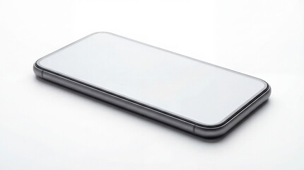 Mobile Phone Mockup on White Background