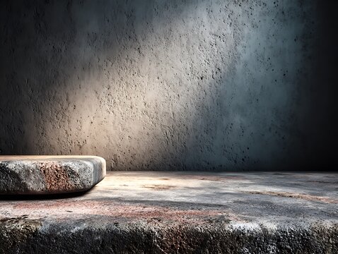 Gentle wide light over textured concrete tabletop, soft gradient tones, airy modern layout for presentations, dashboards, and marketing templates.