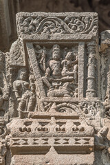 Gondeshwar Temple, dedicated to Lord Shiva, showcases intricate carvings, A 11th&ndash;12th century marvel built in panchayatana style, Sinnar, Nashik, Maharashtra, India.