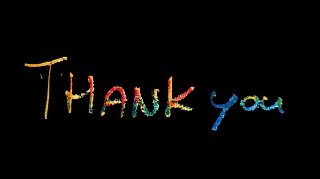 Thank‑you message in warm hand‑drawn animation, suitable for outros or gratitude screens.