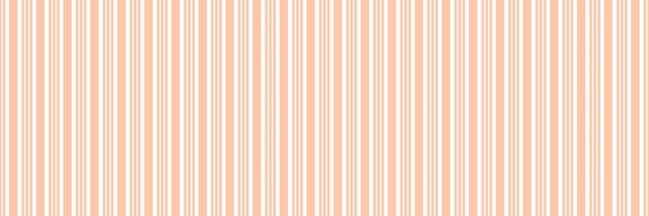 Soft peach and white vertical stripes seamless pattern. A creamy, warm, and comforting background perfect for beauty and skincare packaging, subtle branding, spring themes, and gentle invitations.