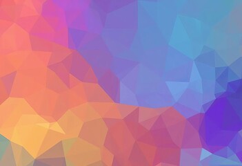 Abstract low-poly background with bitcoin symbol, vibrant colors,  background,  finance