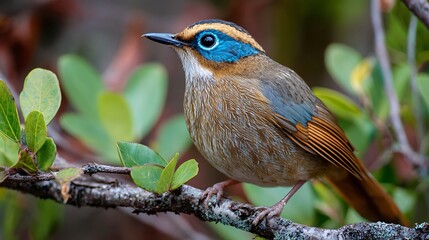 Red-backed Shrike, Red-headed Woodpecker, and Red-winged Blackbird are colorful wild nature birds perched on a branch
