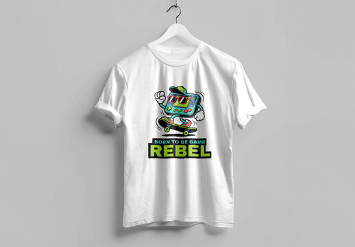 Gaming Character Tshirt Design Template