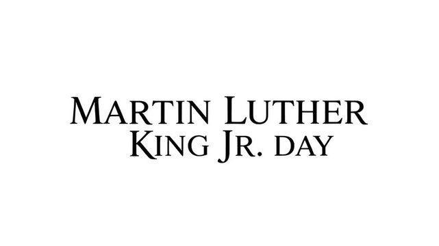 Martin Luther King Jr Day Celebration Honoring Civil Rights Leader.