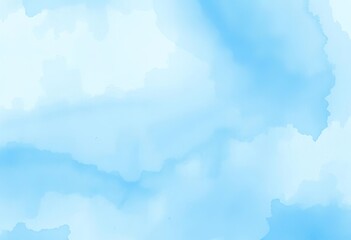Abstract wash of serene blue watercolor, soft gradients and subtle texture, gradient, illustration