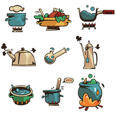 boiling water vector