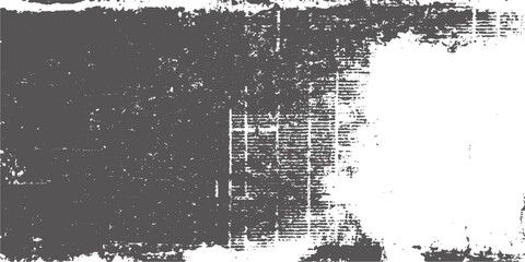 Abstract grunge vector illustration featuring a rough vintage black paint splatter frame border design element with an old textured paper pattern