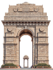 Fototapeta premium Magnificent India Gate monument in New Delhi, a timeless symbol of Indian history and architectural grandeur