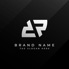 Letter DP Logo &ndash; Modern Minimalist Monogram Design