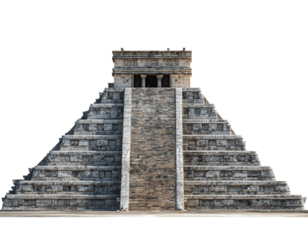 Majestic Chichen Itza pyramid in Mexico, a symbol of ancient Mayan civilization and cultural heritage