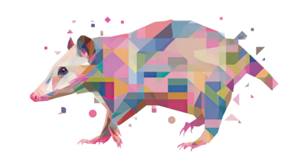 Cute cartoon vector illustration of a pig in the snow design pattern, a nature animal art silhouette