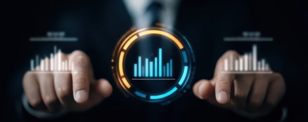 Companies monitor percentage of users and financial profit rate within management frameworks to optimize economic performance and improve efficiency